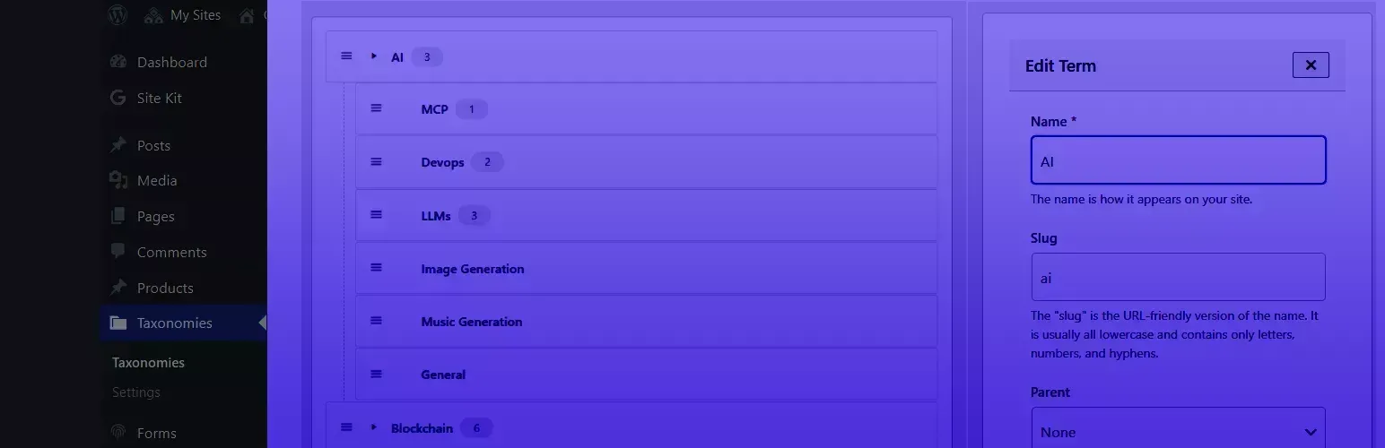 Advanced Taxonomy Manager screenshot 2