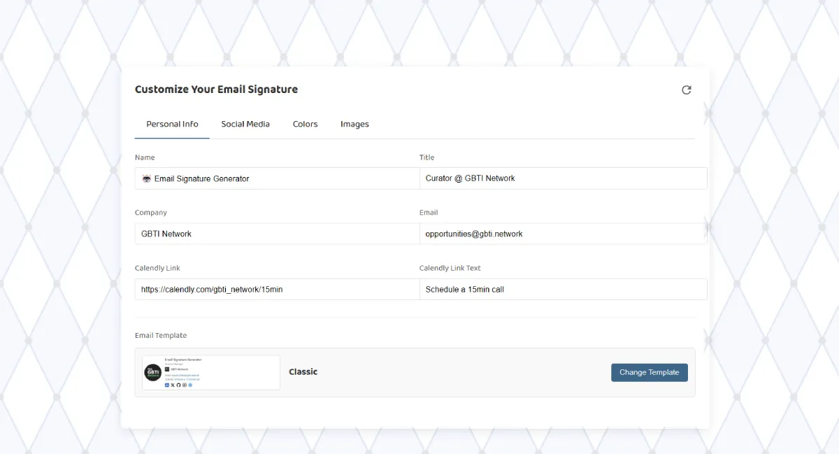 🎉 We built an email signature generator and have released it for free