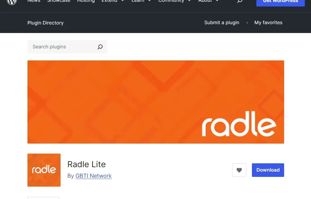 Radle Lite is now on the WordPress plugin directory
