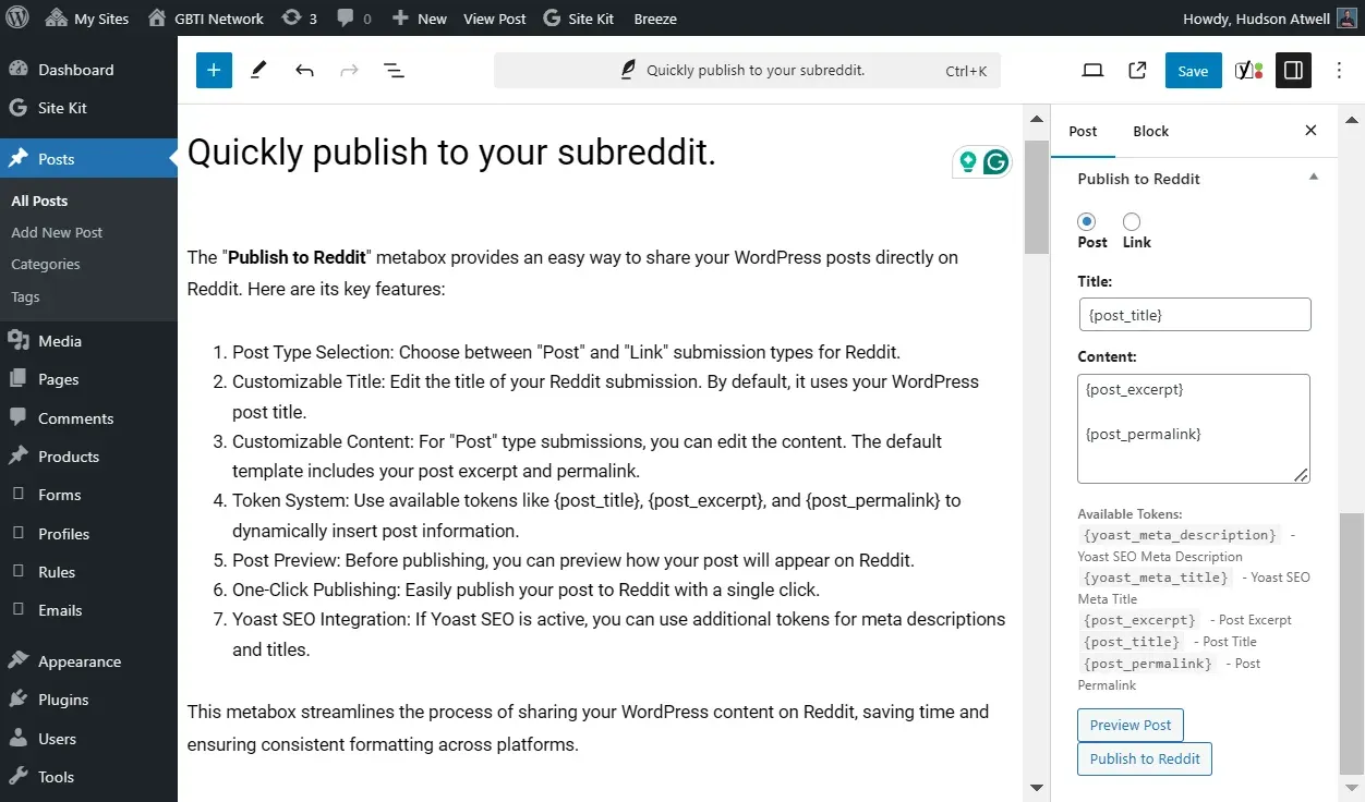 Radle: A WordPress Reddit Plugin screenshot 4