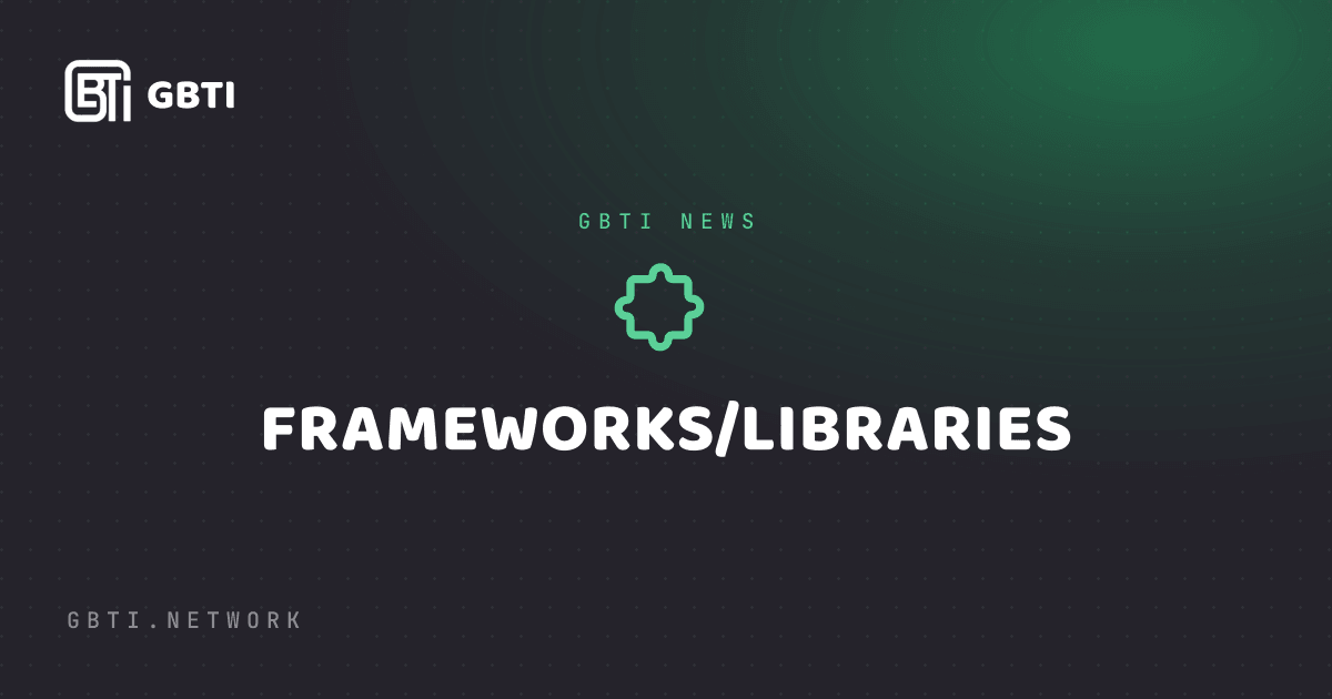 Frameworks/Libraries news banner